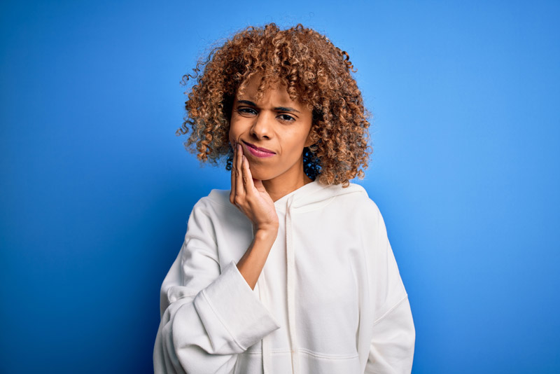 Dental Patient Suffering From Gum Disease
