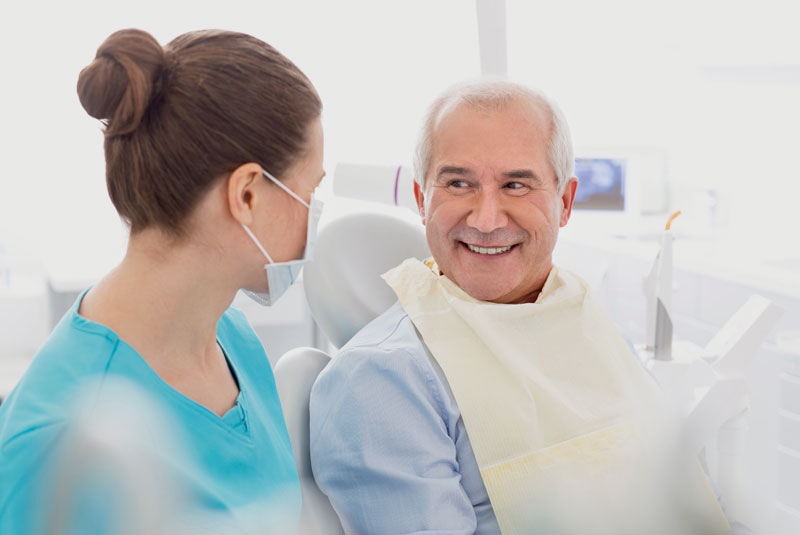 Dental Implant Patient Smiling After His Dental Implant Procedure