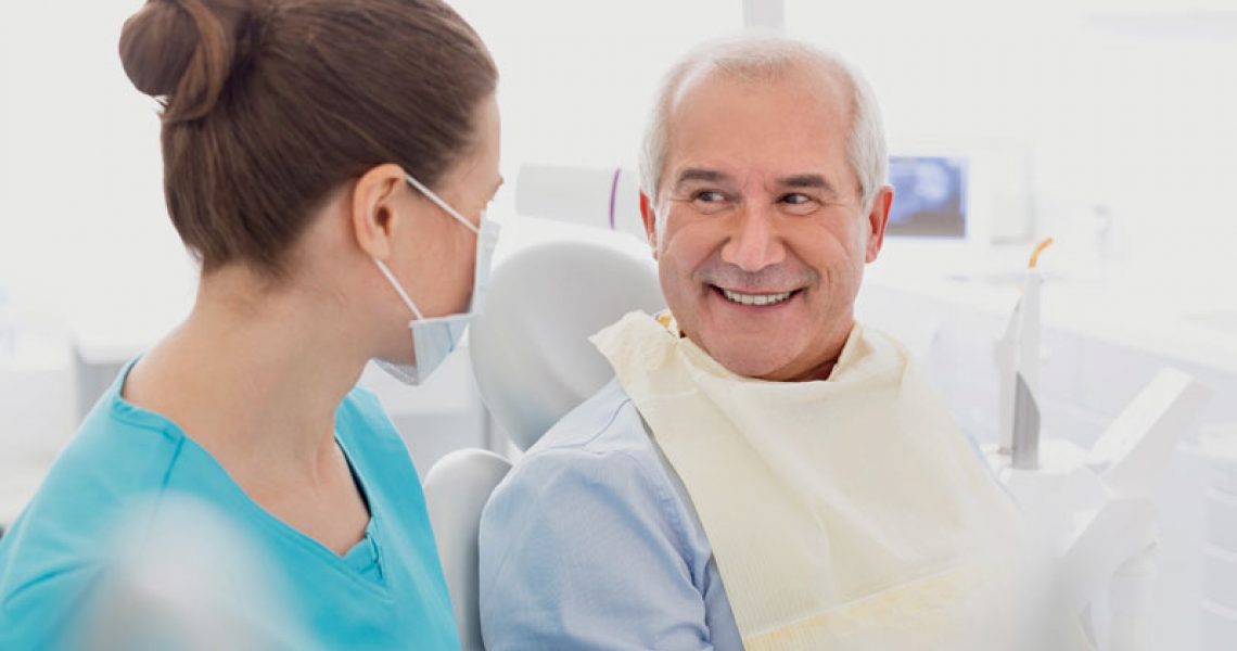 Dental Implant Patient Smiling After His Dental Implant Procedure